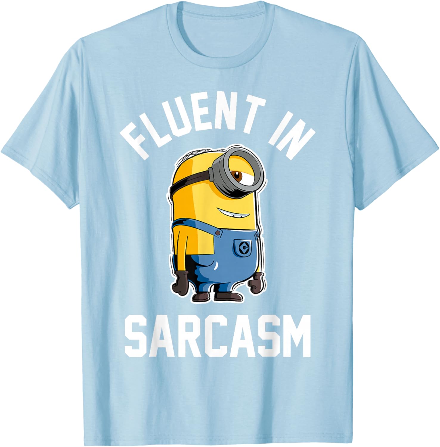 Funny Despicable Me Minions Stuart Sarcasm Graphic T-Shirt for Fans - 8