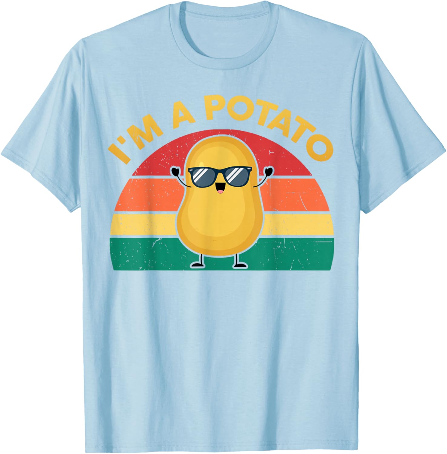 Funny I'm A Potato T-Shirt for Kids - Cute Graphic Tee for Boys and Girls - 10