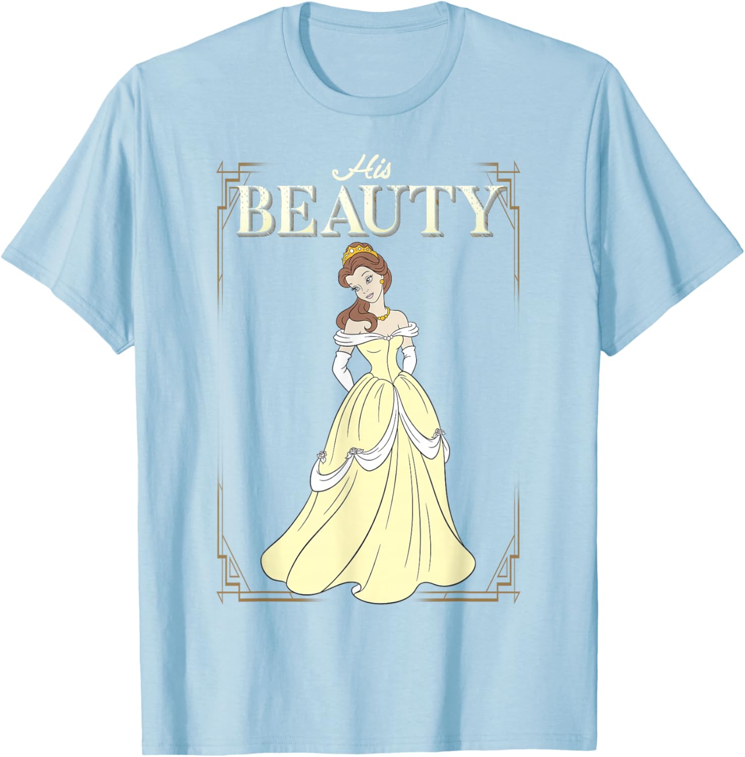 Disney Beauty and the Beast Belle Vintage Frame T-Shirt for Fans - 8