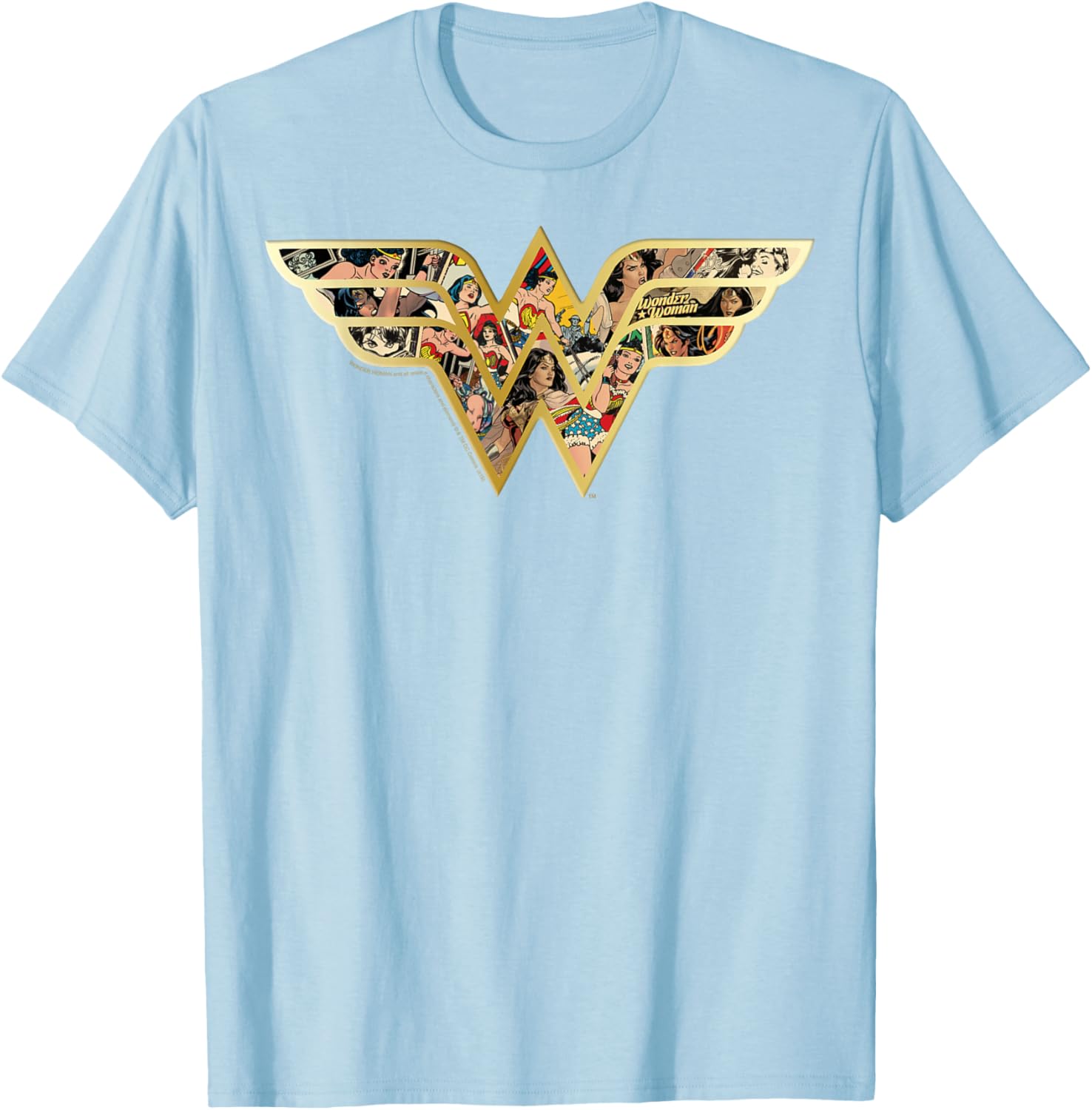 Wonder Woman Superhero Comic Logo T-Shirt for Fans and Collectors - 8