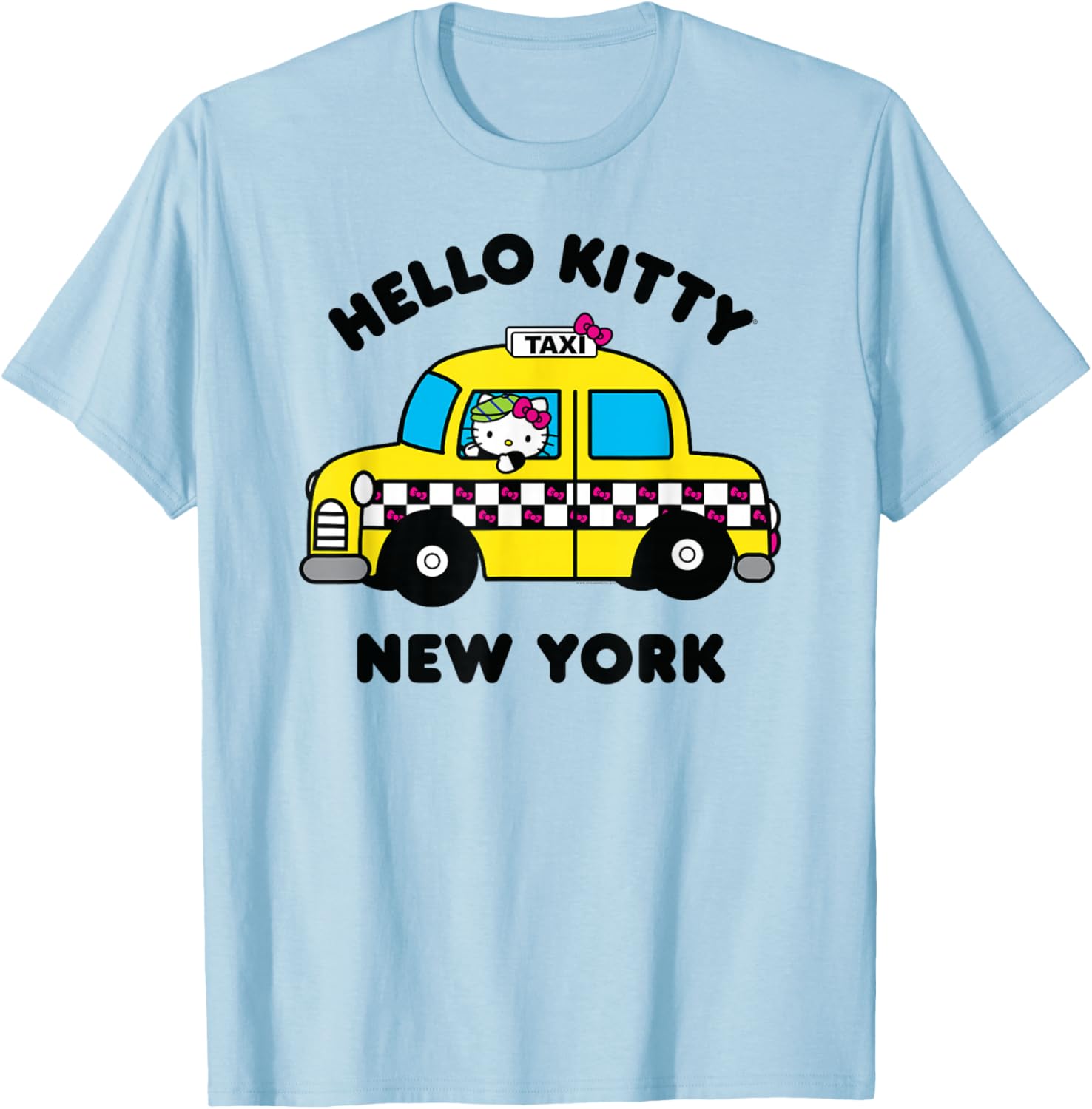 Hello Kitty New York Taxi T-Shirt Fun Gift for Cat Lovers and Tourists - 2