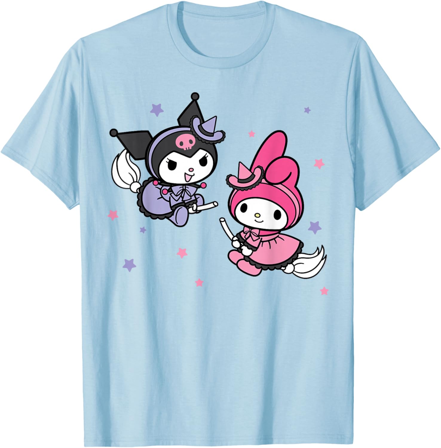 My Melody Kuromi Little Witches Halloween T-Shirt for Kids and Adults - 5