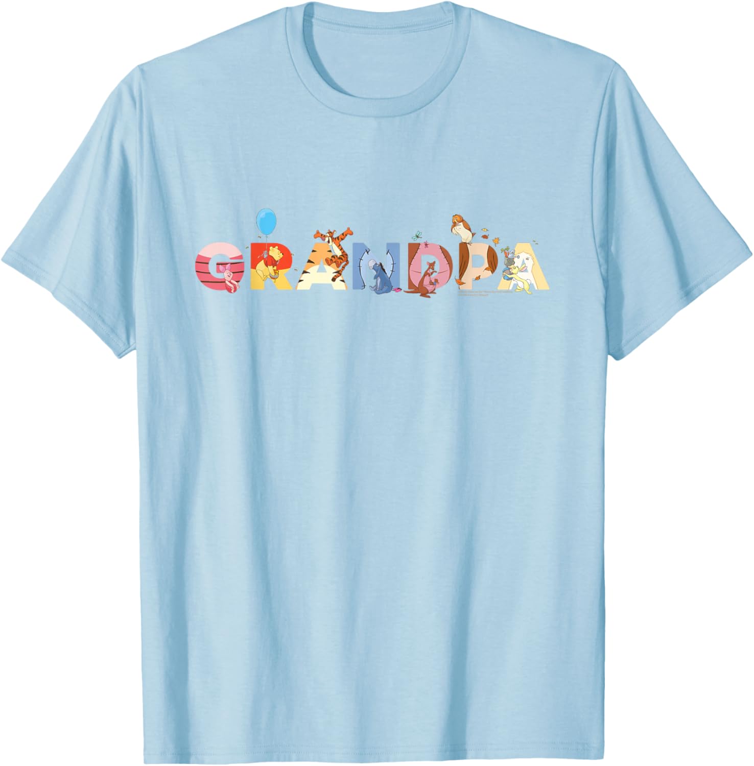 Disney Winnie the Pooh Grandpa Gift Family Trip T-Shirt for All Ages - 16