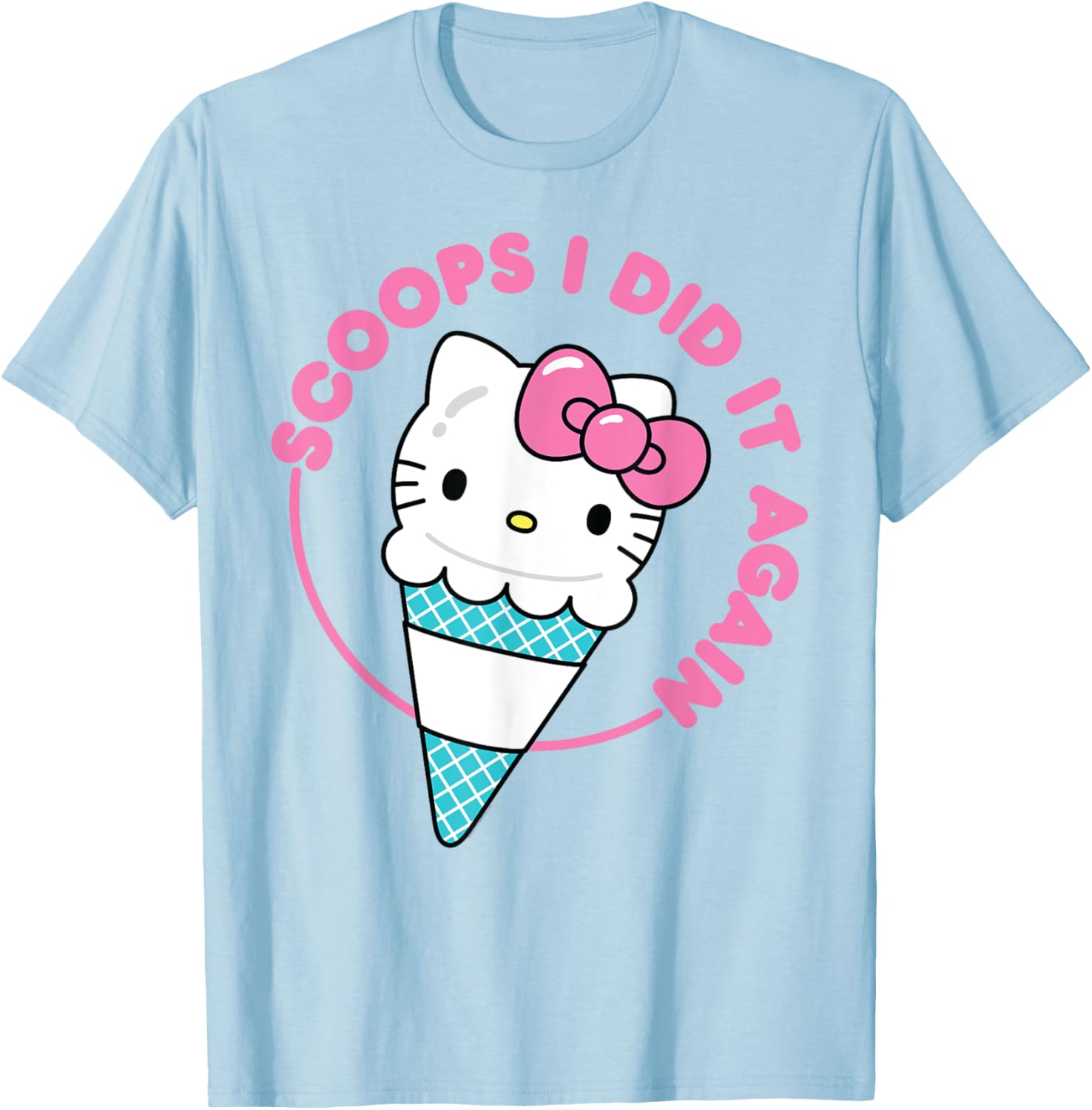 Hello Kitty Ice Cream Cone T-Shirt for Men, Women, Girls & Kids - 2