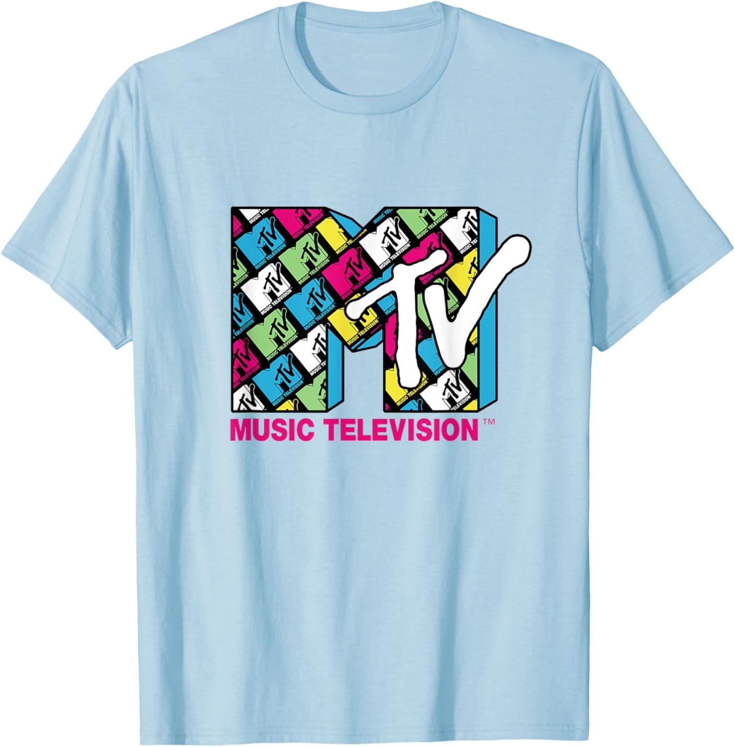 MTV Logo Colorful Mini Logos T-Shirt by Mademark - Trendy Casual Wear - 3
