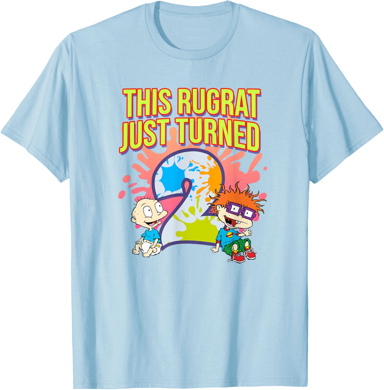 Mademark Rugrats 2nd Birthday Outfit Cute T-Shirt for Celebrating Fun - 11
