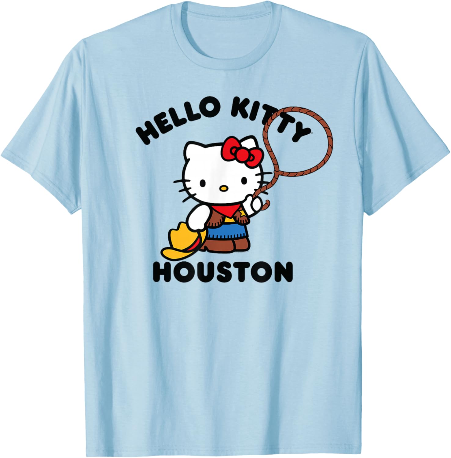 Hello Kitty Cowgirl T-Shirt Houston Texas Cute Western Apparel for Kids - 4