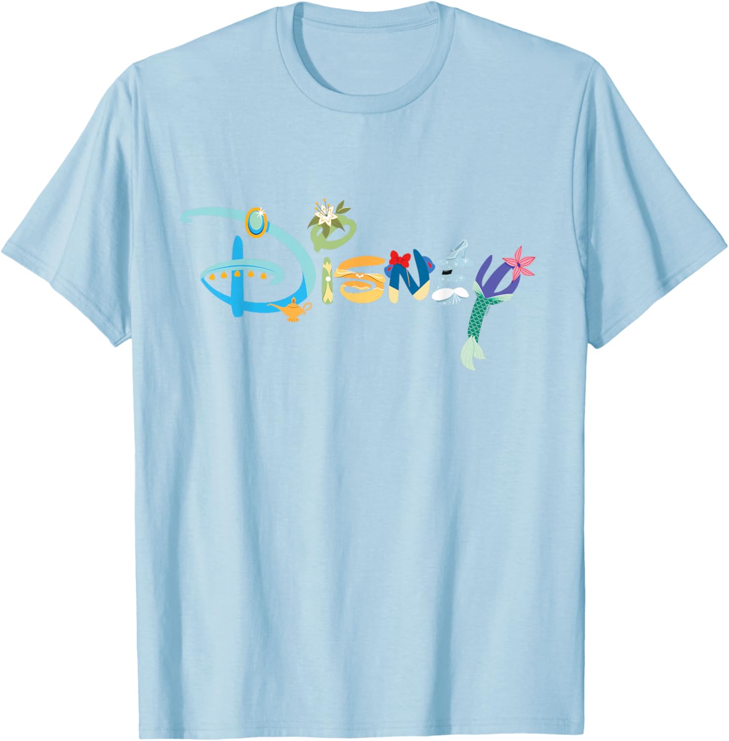 Disney Princess Classic Logo T-Shirt for Kids and Adults, Stylish Gift - 8