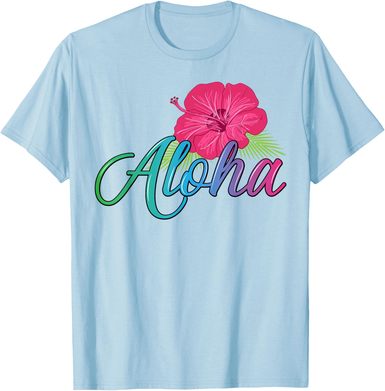 Aloha Hawaii T-Shirt with Aloha Flower Spirit - Casual Island Style - 4