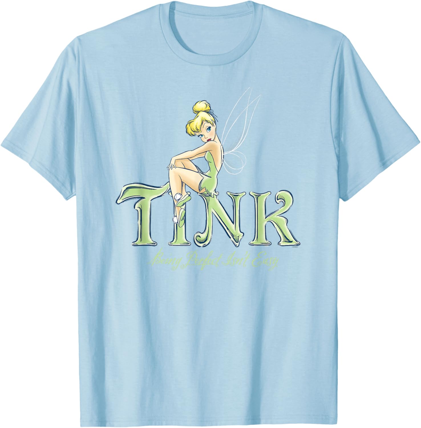 Disney Tinker Bell Perfect Isn't Easy T-Shirt - Cute Peter Pan Apparel - 1