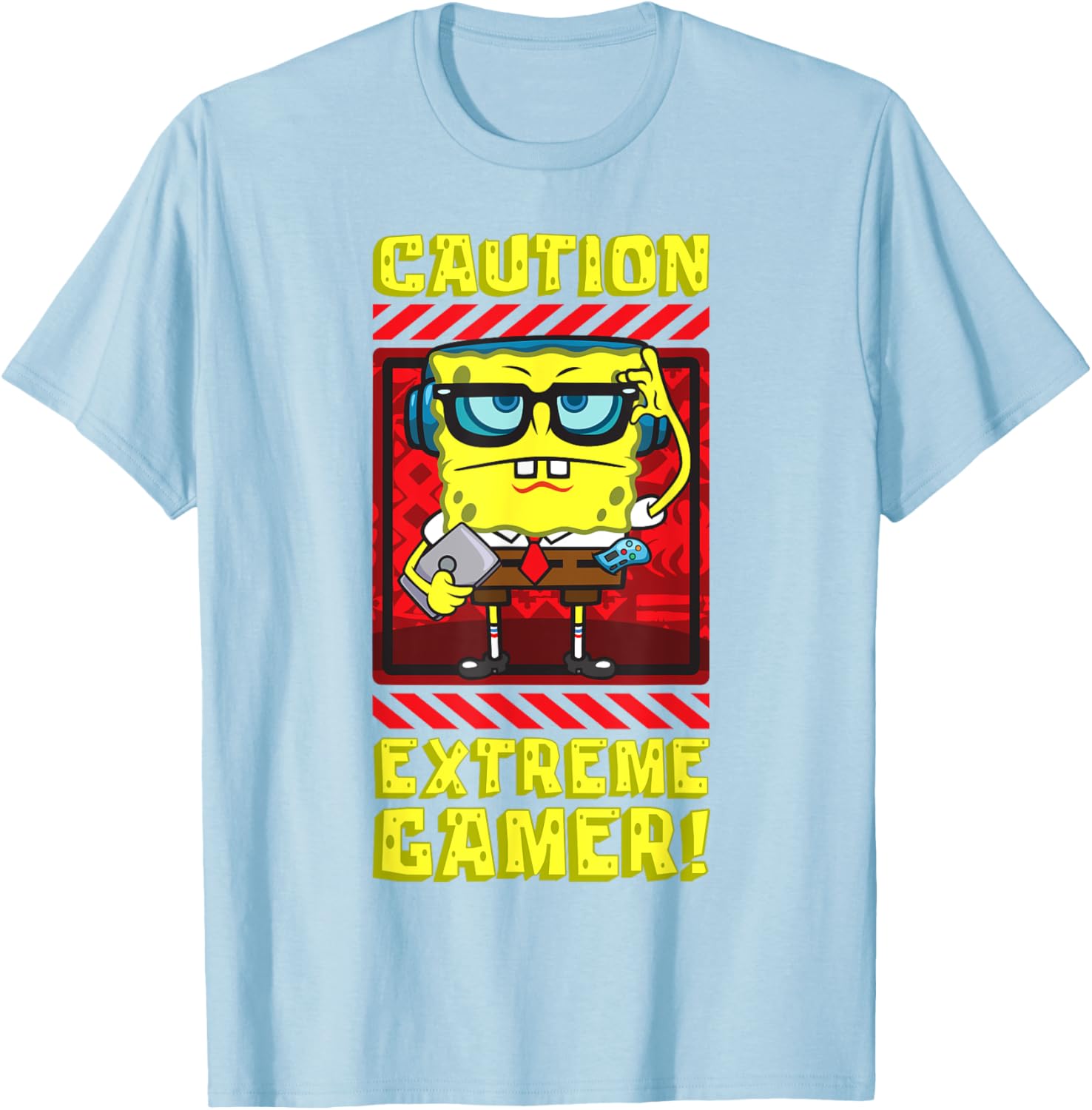 Funny SpongeBob Video Games Lover T-Shirt for Kids and Gamers - 9