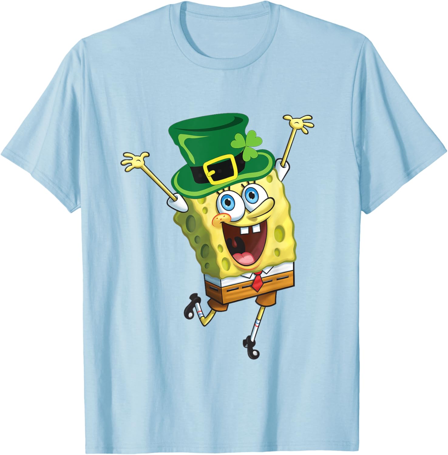 SpongeBob SquarePants St Patricks Day T-Shirt for Fun Festive Style - 11
