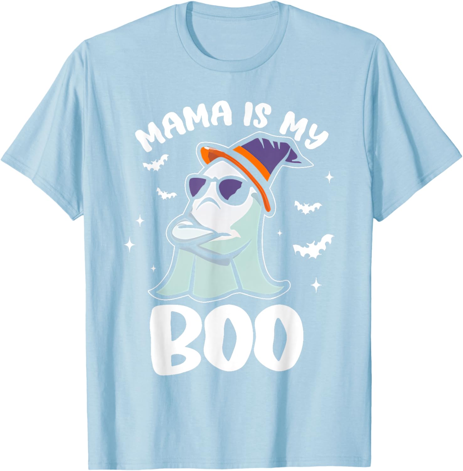 Groovy Mama Is My Boo Halloween T-Shirt for Toddlers and Kids - 1