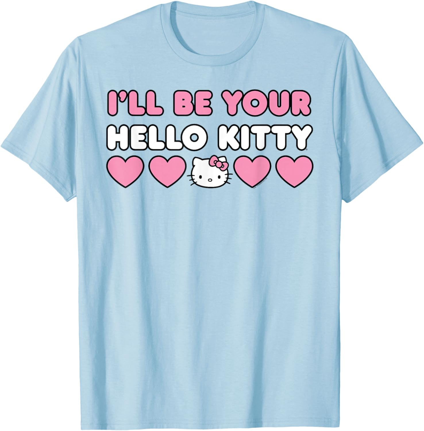 Cute Hello Kitty Couples Matching Valentine's Day T-Shirt for Lovers - 3