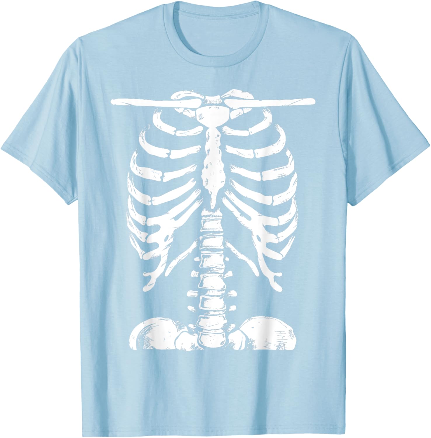 Skeleton Rib Cage Halloween T-Shirt for Men and Women Perfect Costume - 13