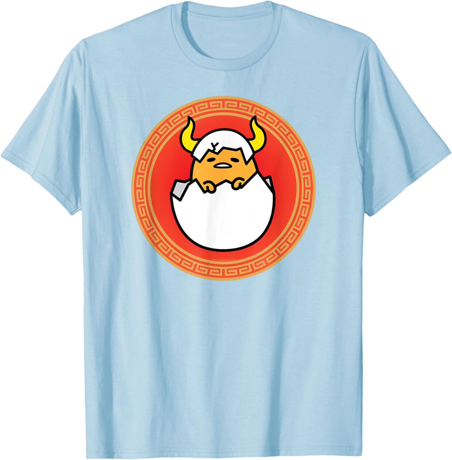 Gudetama Year of the Ox 2021 Lunar New Year T-Shirt for Fun Fashion - 5