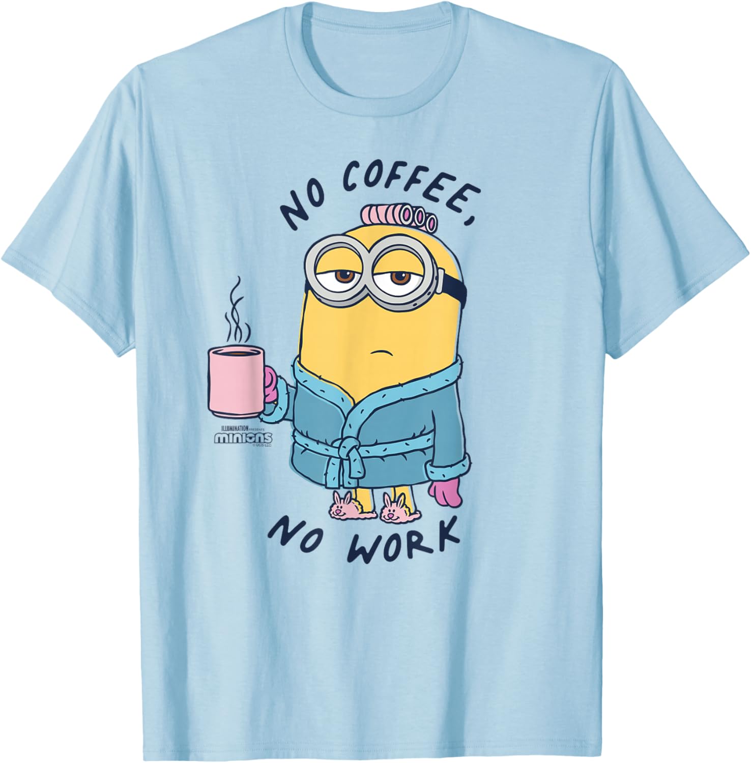 Minions Dave No Coffee No Work T-Shirt Fun Graphic Tee for Fans - 4