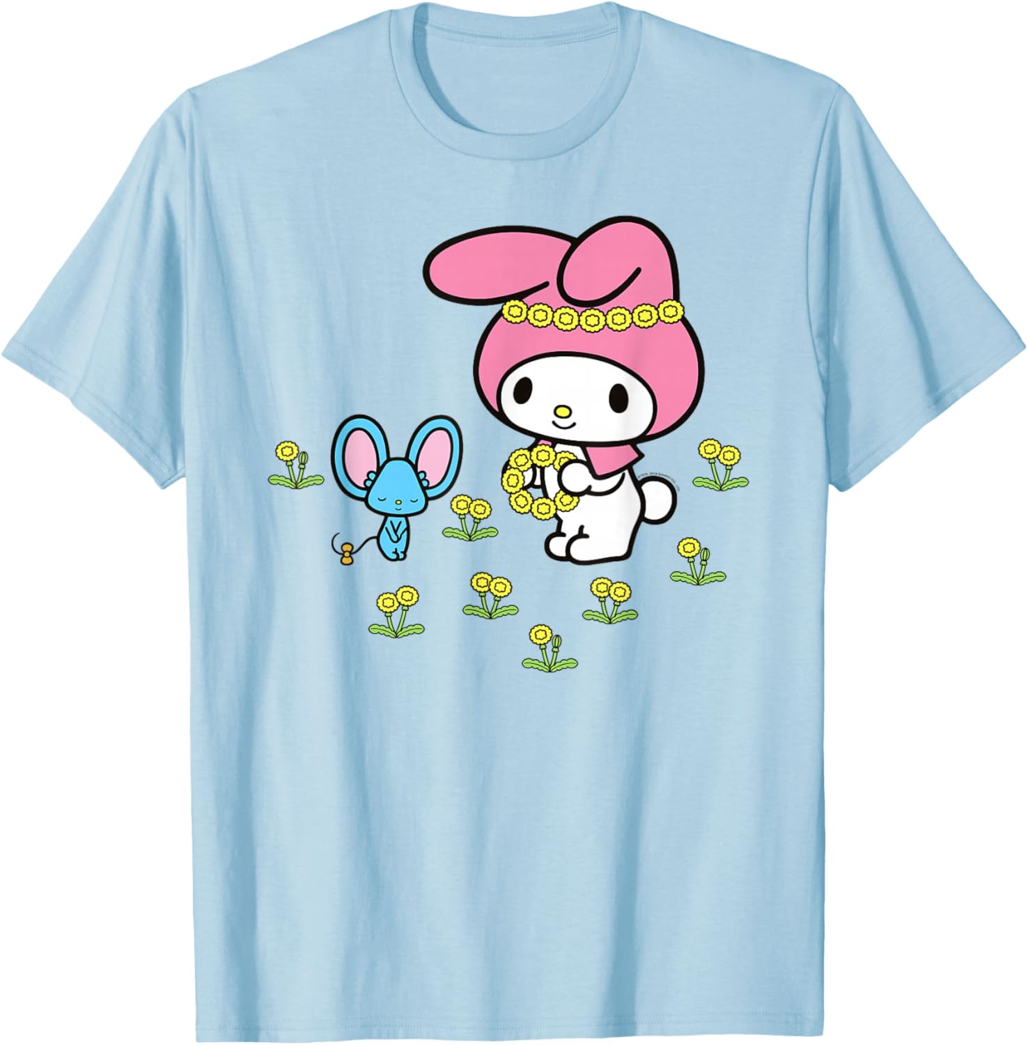 My Melody Flower Crown T-Shirt for Fun and Stylish Outfits - 12