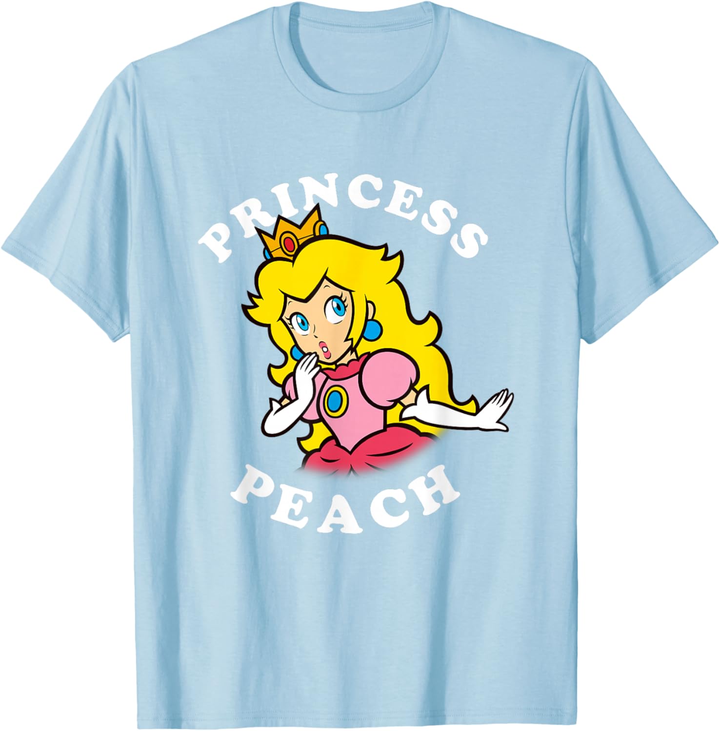 Super Mario Princess Peach Big Portrait T-Shirt for Fans and Collectors - 10
