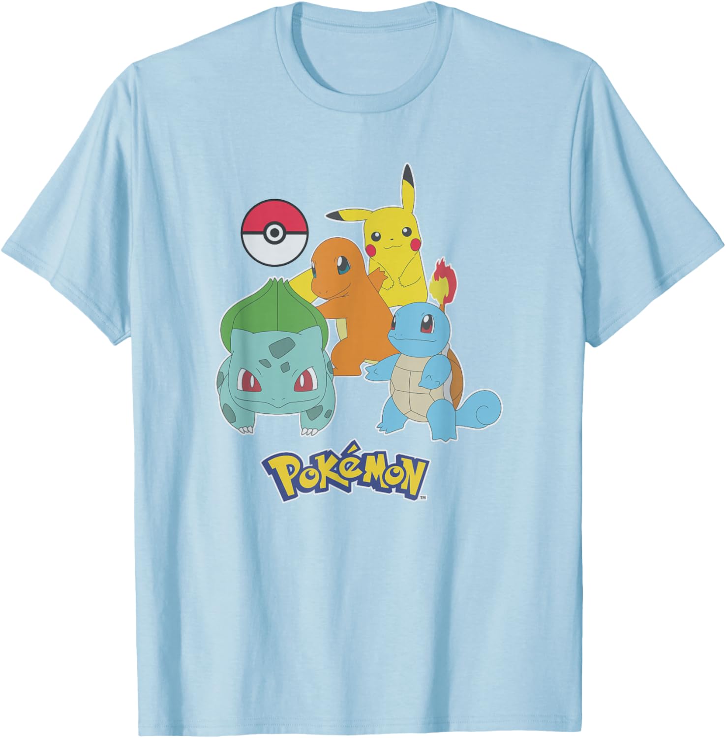 Pokemon First Generation Group Shot Logo T-Shirt for Fans and Collectors - 5