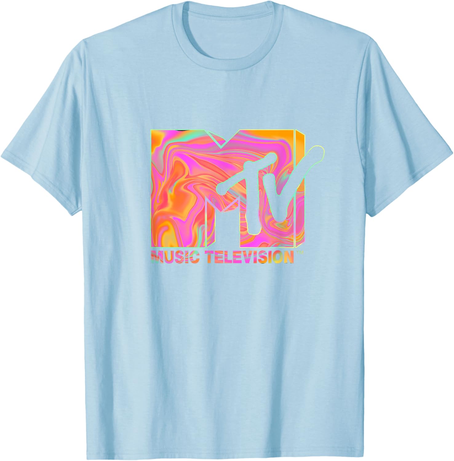 Mademark x MTV Retro Logo T-Shirt in 70s 80s Hippie Style Fashion - 19