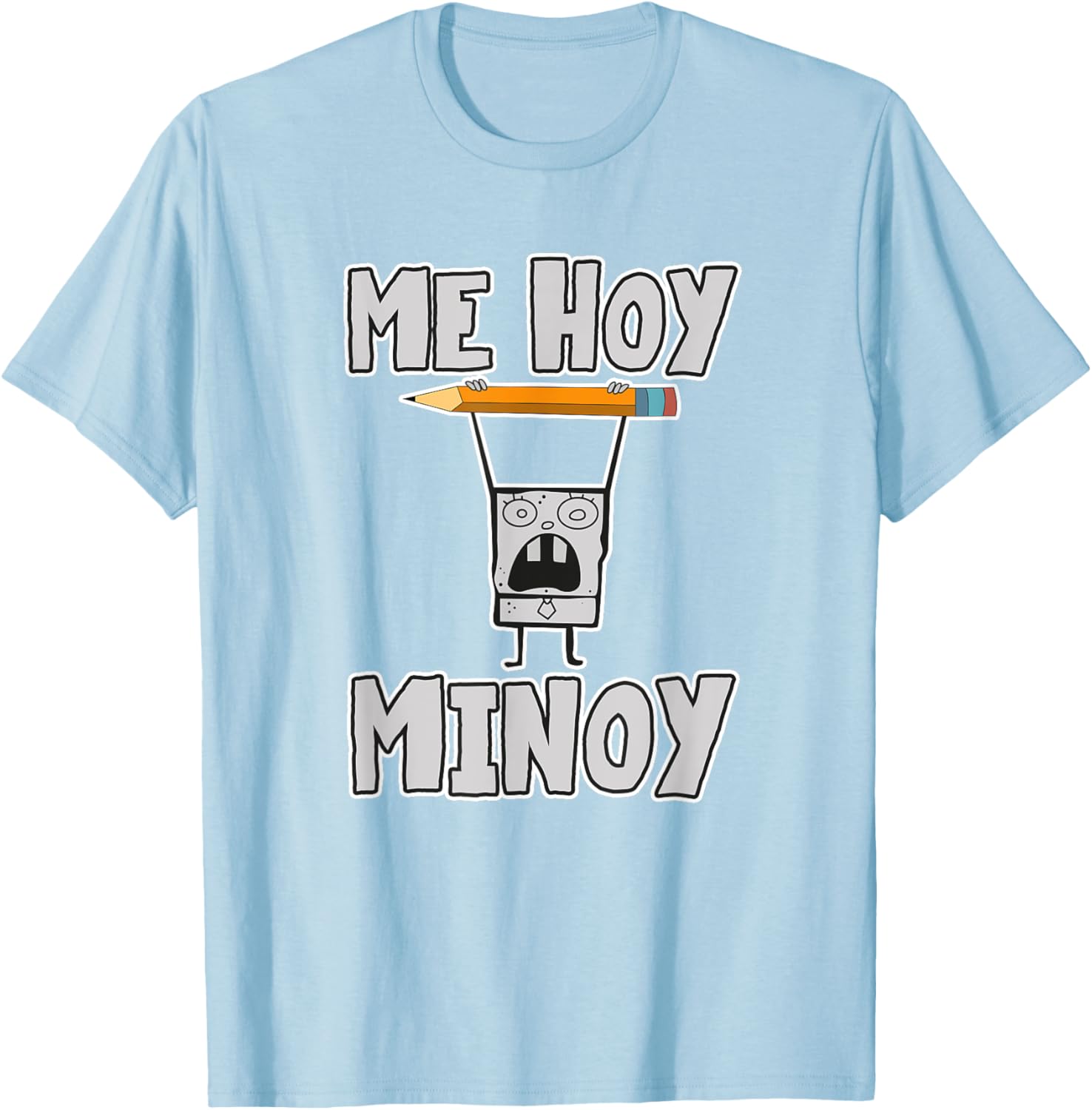 Mademark DoodleBob Me Hoy Minoy T-Shirt - Fun SpongeBob Apparel - 12