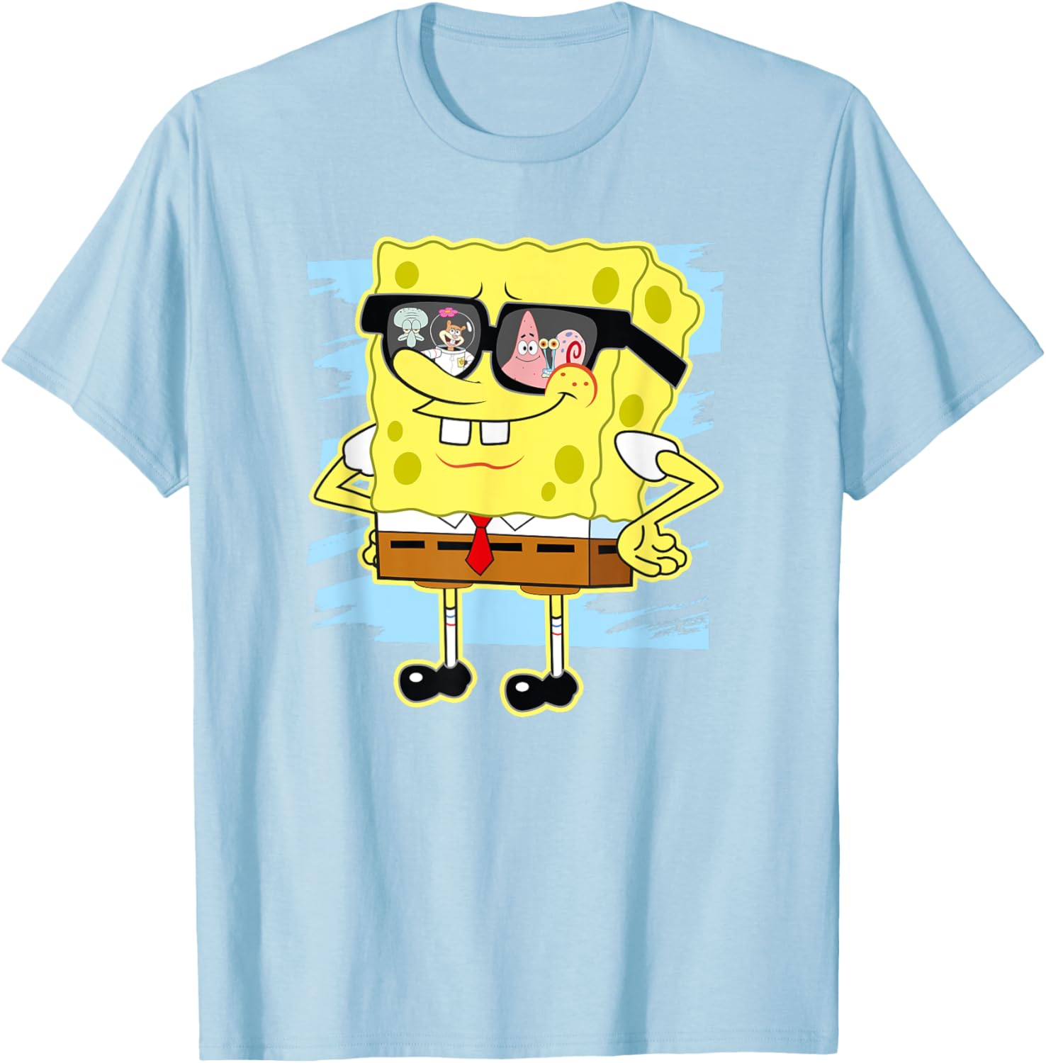 Mademark SpongeBob SquarePants Reflection in Sunglasses T-Shirt - 10