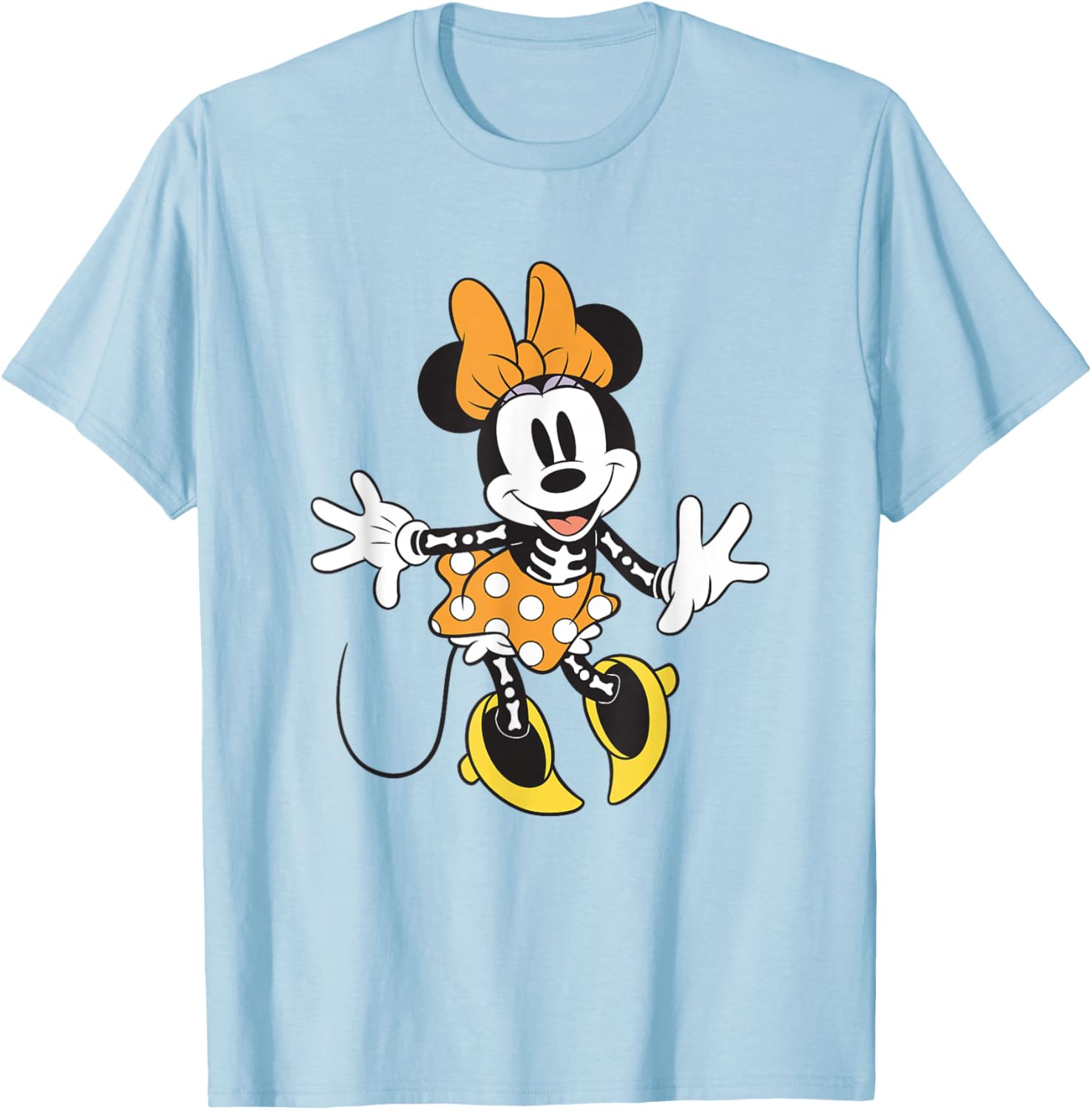 Minnie Mouse Skeleton Halloween T-Shirt for Disney Fans and Trick-or-Treaters - 2