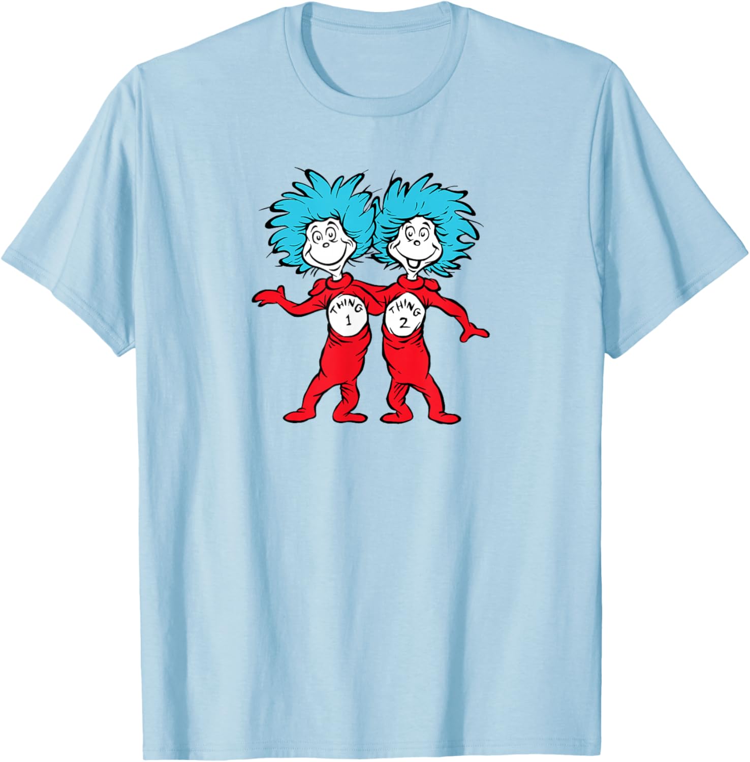 Dr. Seuss Thing 1 Thing 2 Buddies T-Shirt for Fun Lovers and Kids - 23