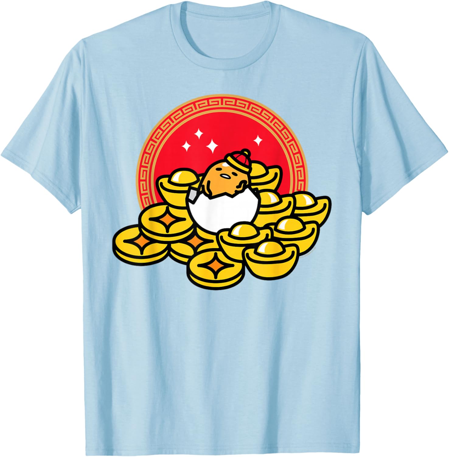 Gudetama the Lazy Egg Lunar New Year T-Shirt for a Festive Celebration - 2