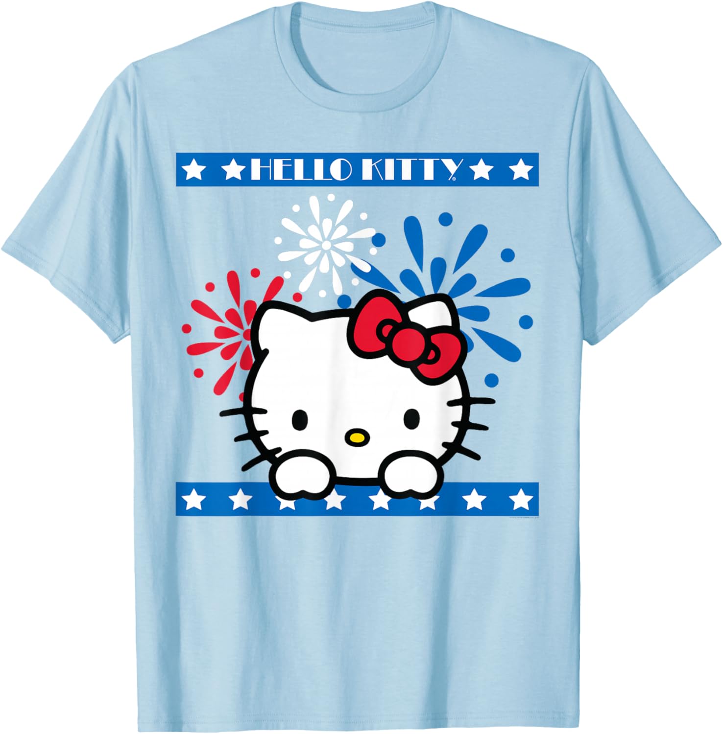 Hello Kitty Fireworks 4th of July T-Shirt for Women Girls Men Kids - 7