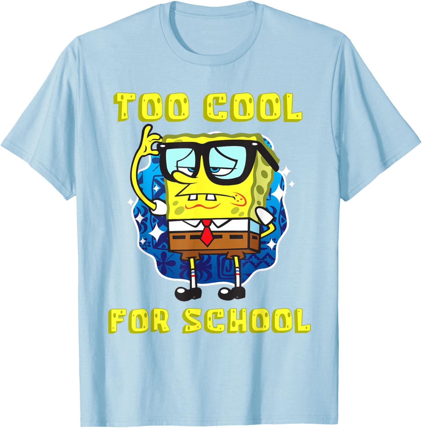 Mademark SpongeBob SquarePants Cool Glasses T-Shirt for Kids - 20