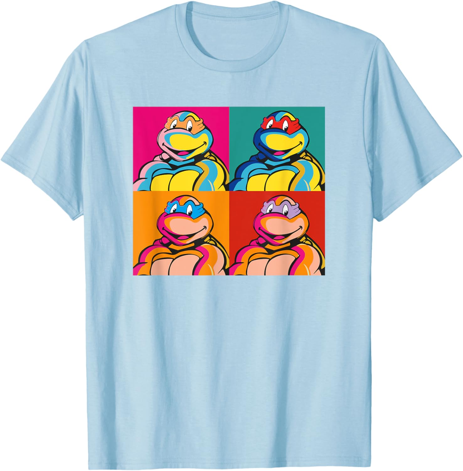 Mademark x TMNT Pop Art T-Shirt Featuring Donatello Michelangelo Leonardo - 7