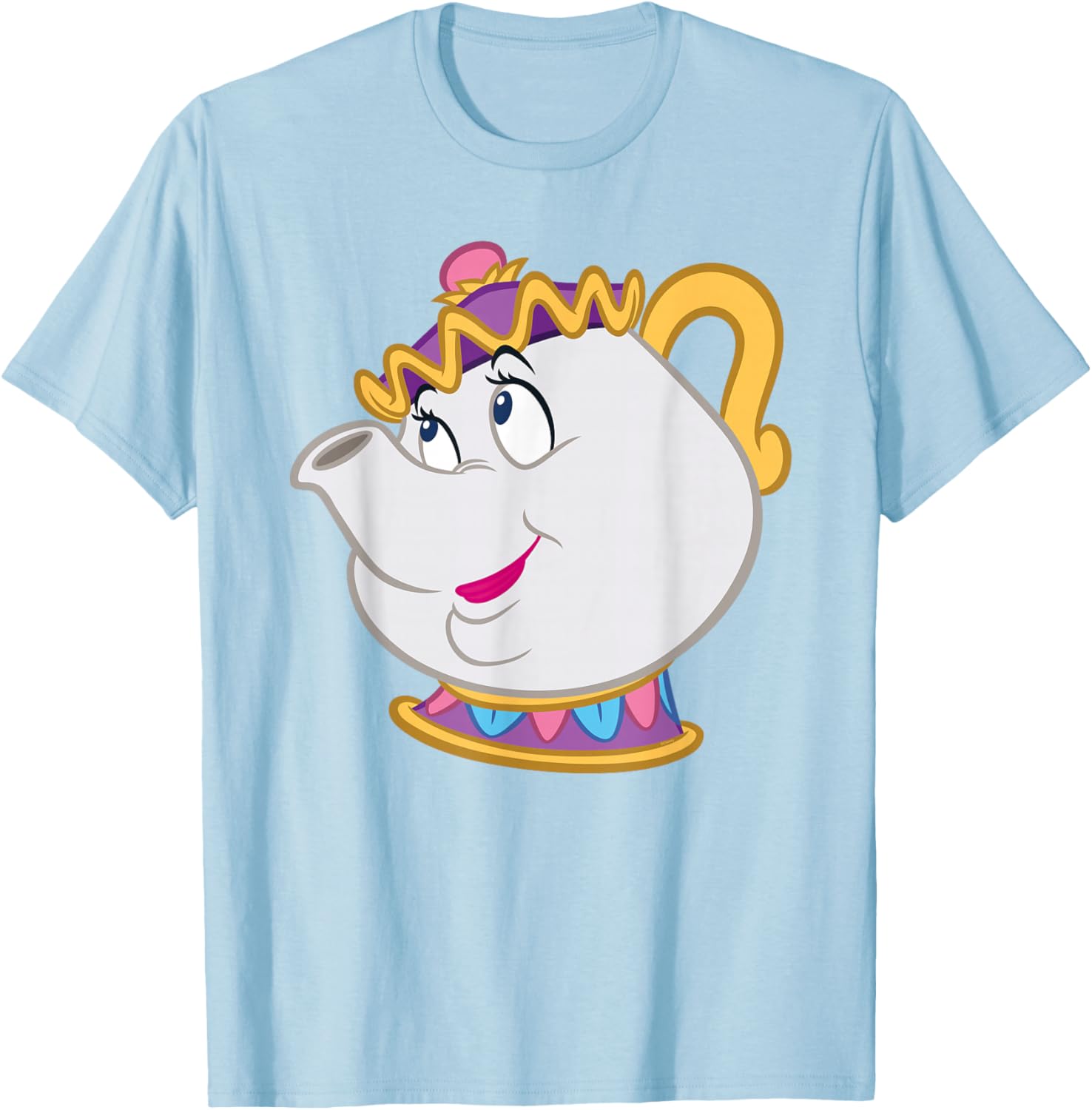 Disney Beauty and the Beast Mrs. Potts Big Face Costume T-Shirt for Fans - 10