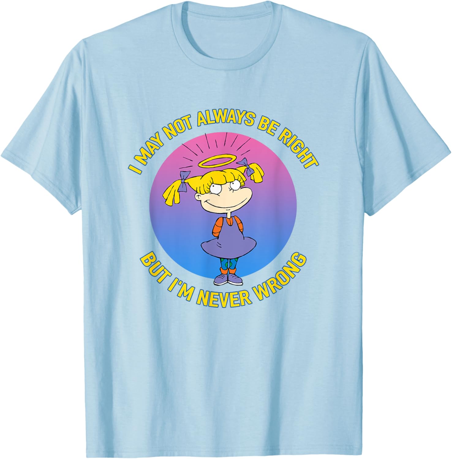 Mademark x Rugrats Angelica Never Wrong T-Shirt for Fun Fashion Fans - 17