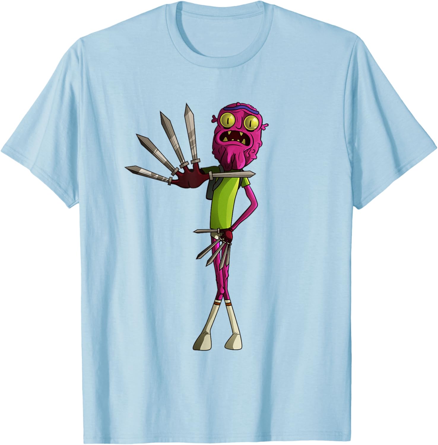 Mademark x Rick and Morty Scary Terry T-Shirt for Fun Fans - 5
