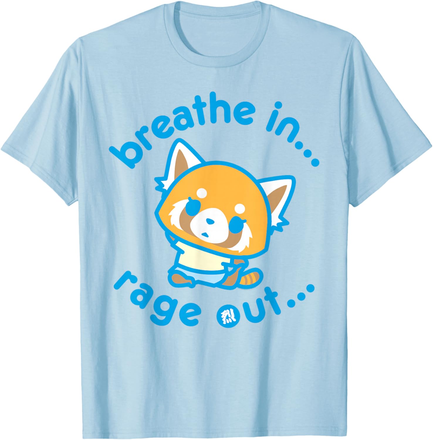 Aggretsuko Yoga Breathe In Rage Out T-Shirt for Fans and Yoga Lovers - 2