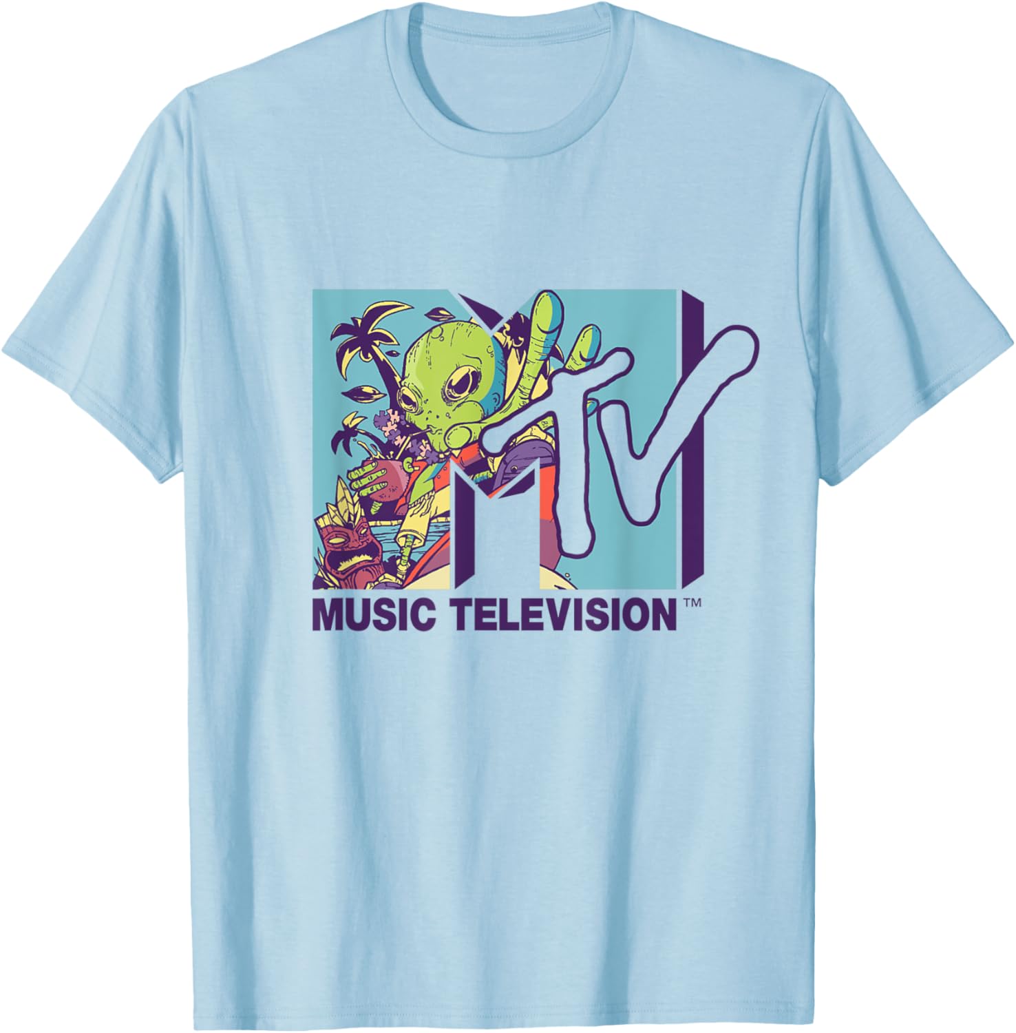 Mademark x MTV Alien Coconut Milk T-Shirt - Official Logo Apparel - 5