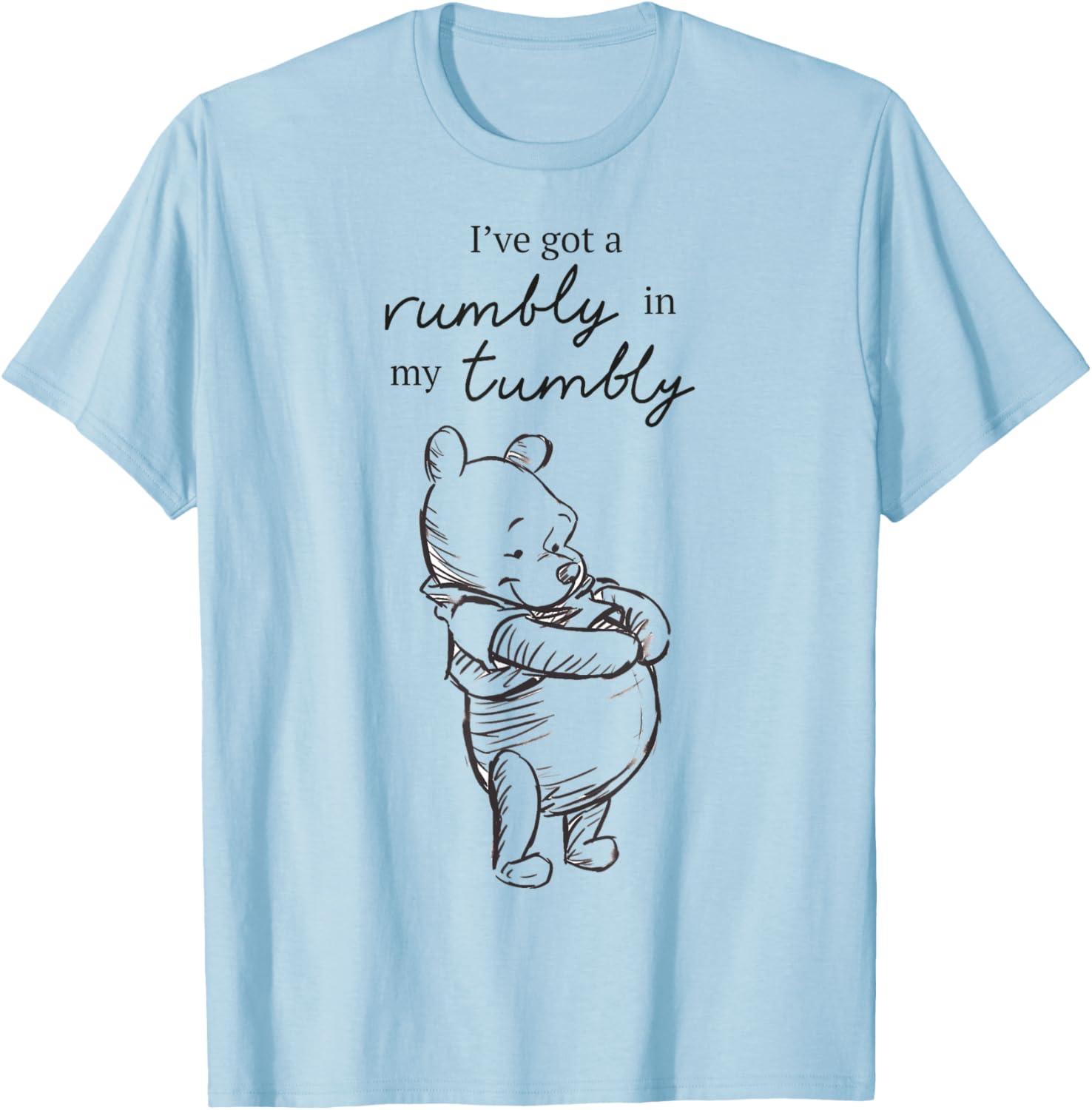 Disney Winnie The Pooh Rumbly Tummy Logo T-Shirt for Kids and Adults - 12