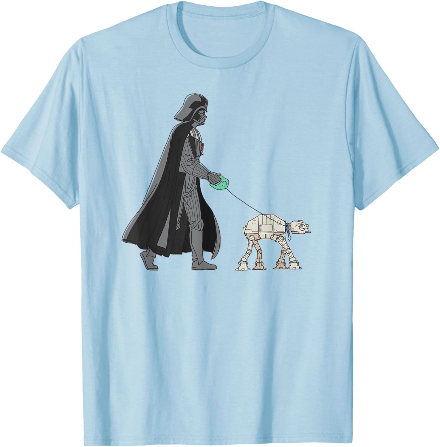 Darth Vader Dog Walker Meme T-Shirt for Star Wars Fans and Pets Lovers - 2