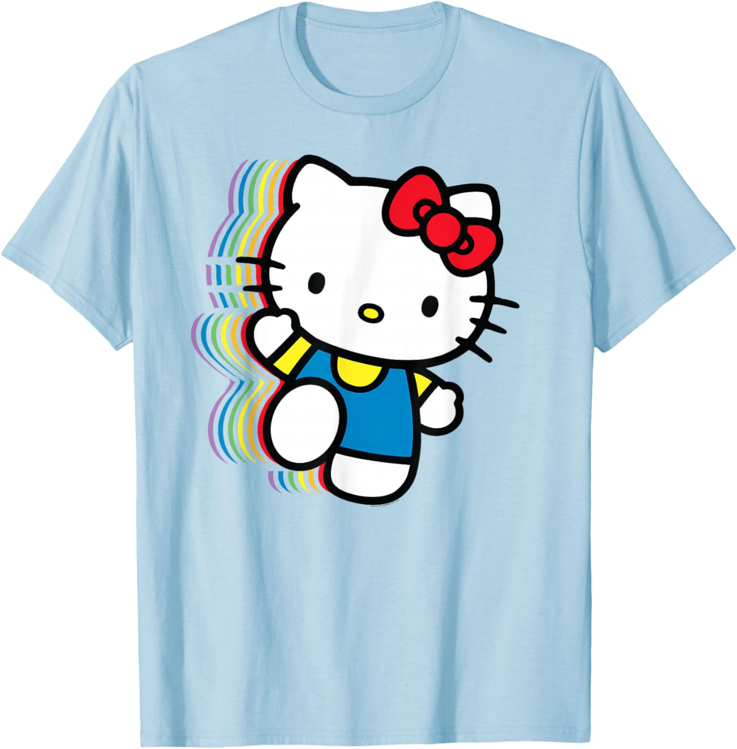 Hello Kitty Rainbow T-Shirt for Kids - Cute and Colorful Fashion Wear - 11