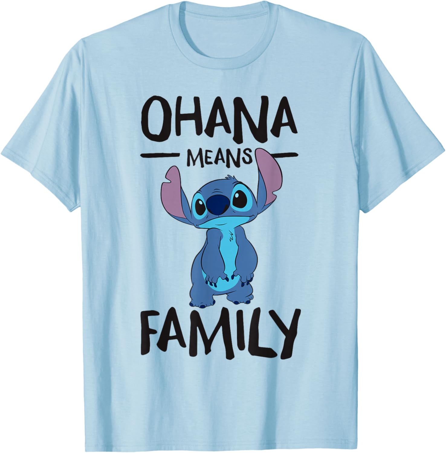 Lilo & Stitch Ohana Family T-Shirt for Fun Casual Wear - 1