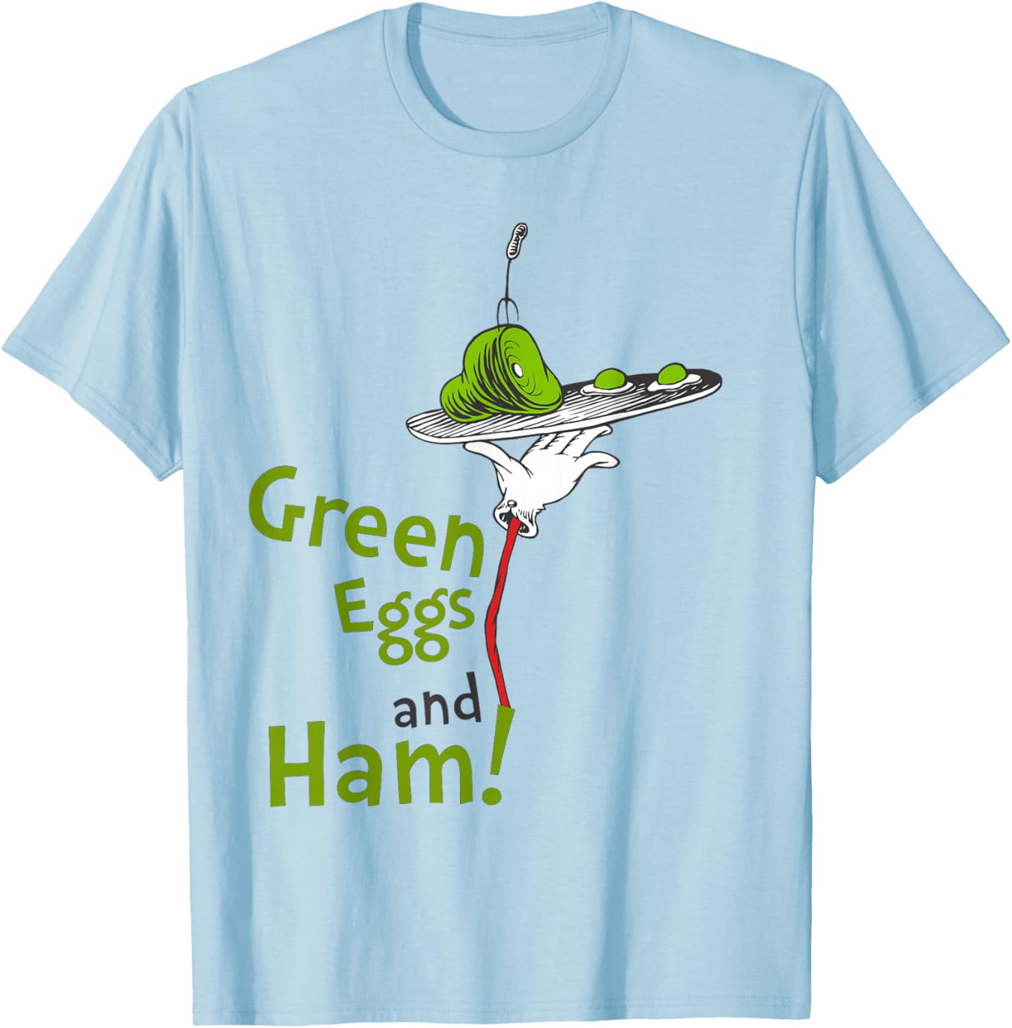 Dr. Seuss Green Eggs and Ham T-Shirt for Kids and Adults Fun Apparel - 1