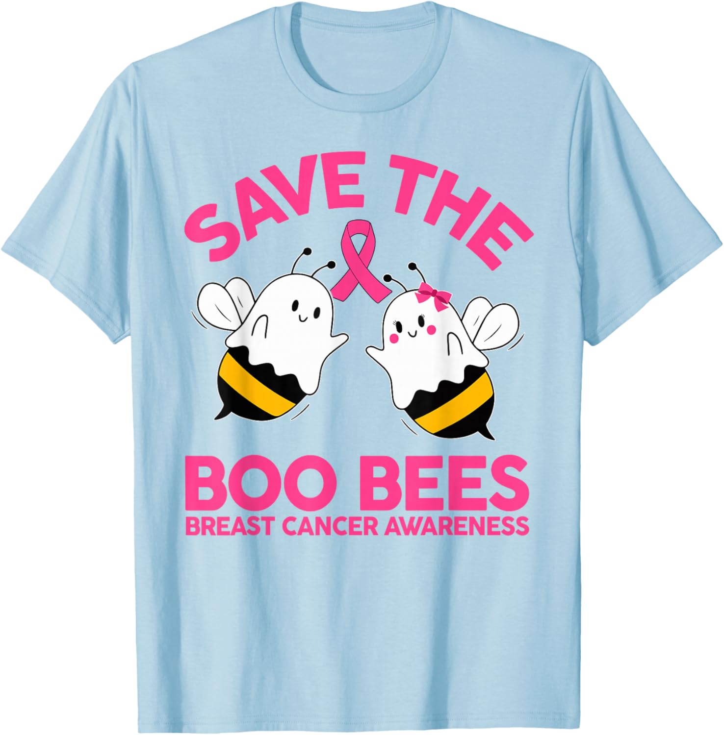 Save The Boobees Breast Cancer Halloween T-Shirt for Women - 21