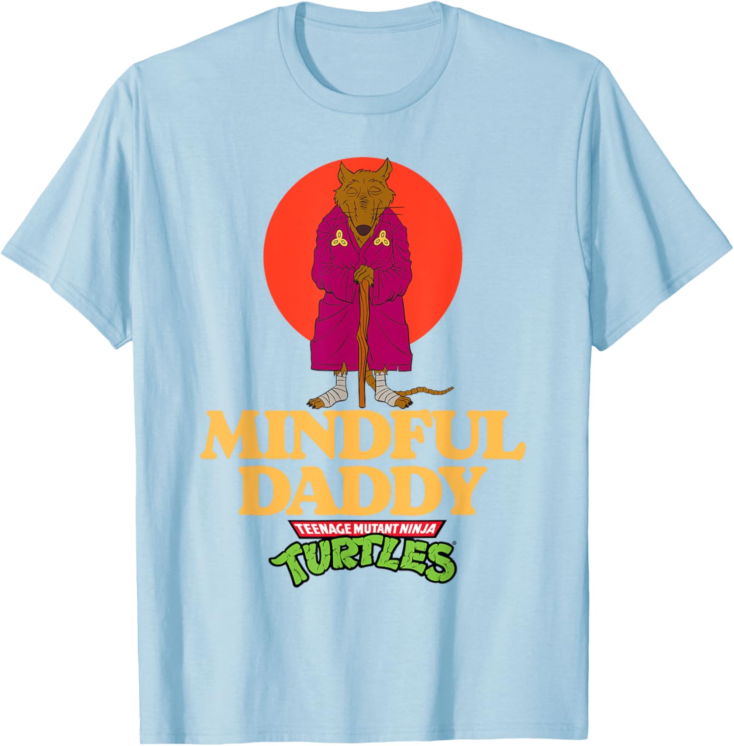 Mindful Daddy Splinter TMNT Father's Day T-Shirt for Super Dads - 17