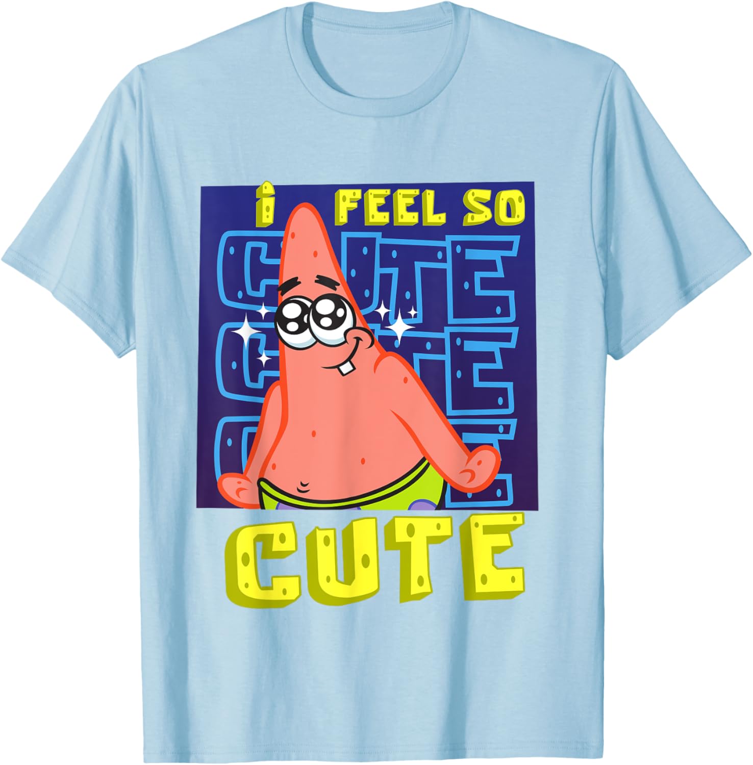 Mademark SpongeBob I Feel So Cute Patrick Star Baby T-Shirt for Kids - 6