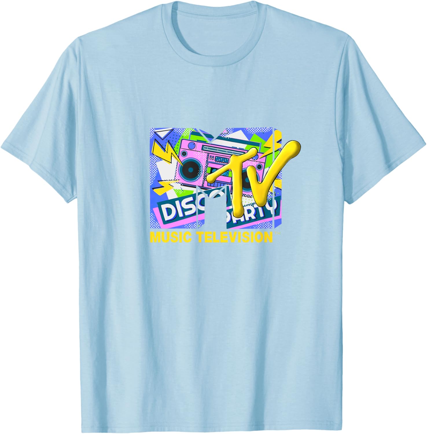 Mademark x MTV Disco Party T-Shirt with Official Logo and Ghettoblaster - 17
