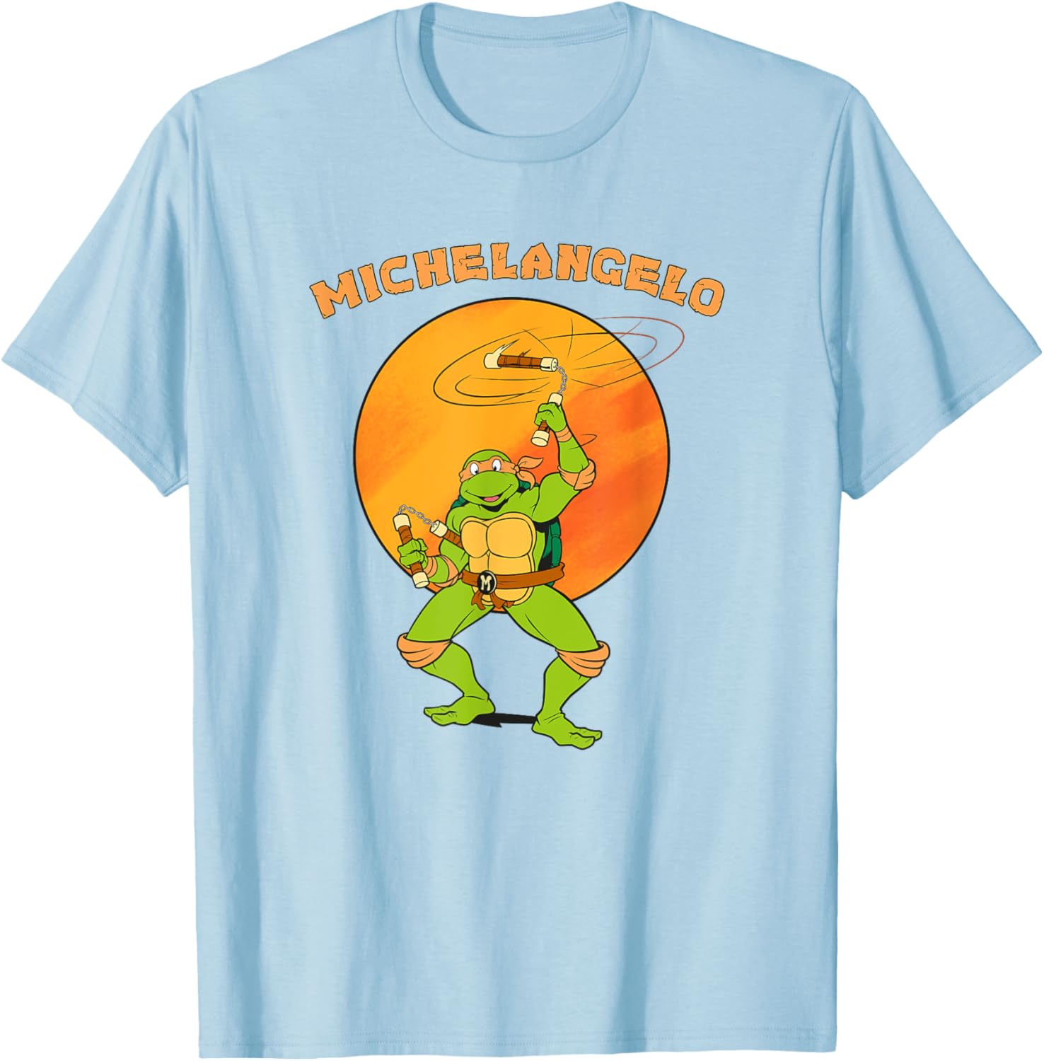 Mademark Teenage Mutant Ninja Turtles Michelangelo Standing Tall T-Shirt - 8