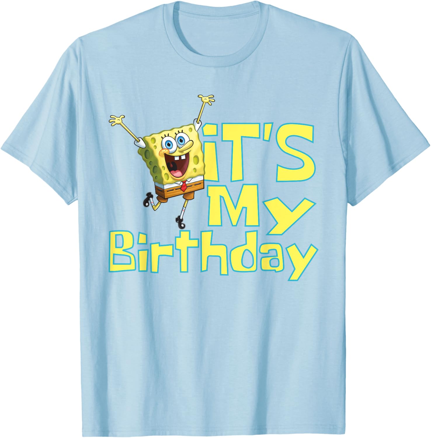 Mademark SpongeBob SquarePants It's My Birthday T-Shirt for Kids - 16