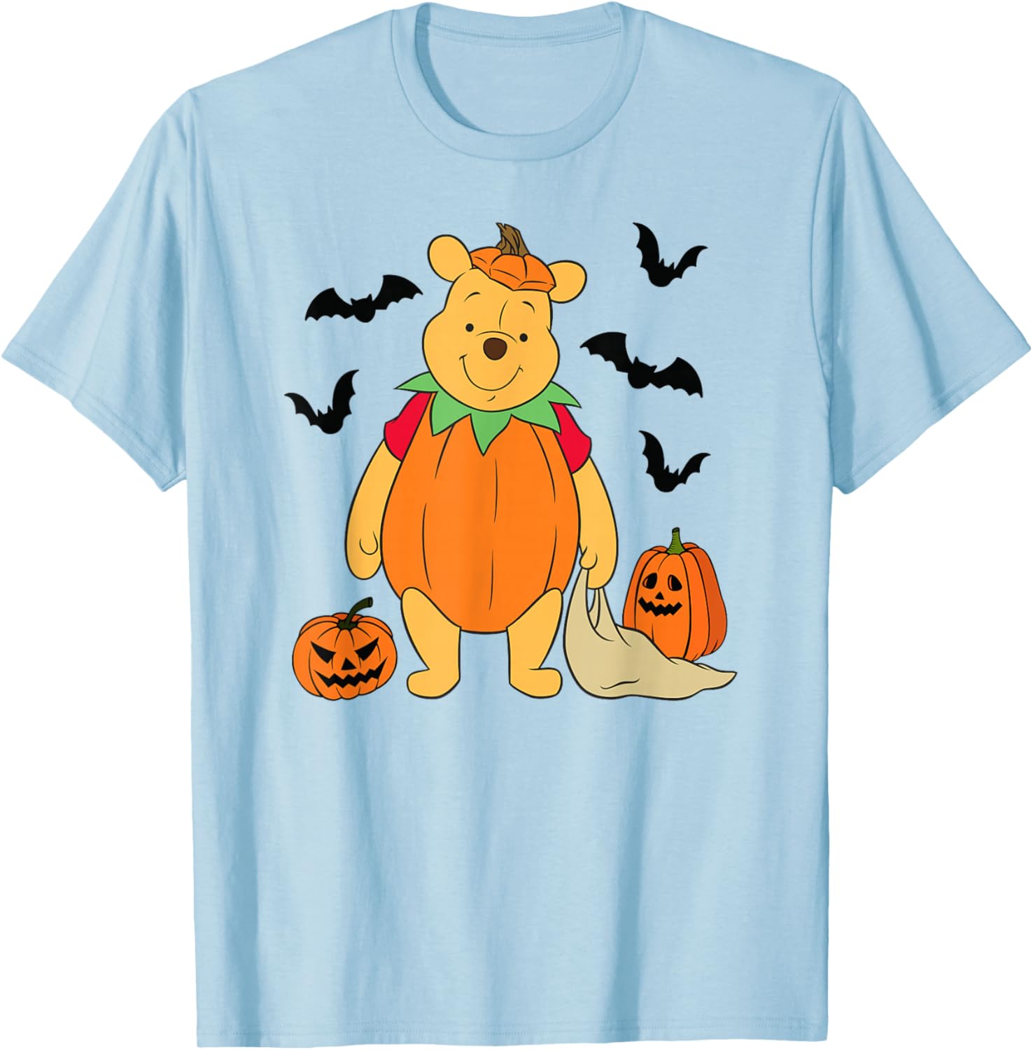 Disney Winnie the Pooh Halloween Big Pumpkin T-Shirt for Kids and Adults - 6